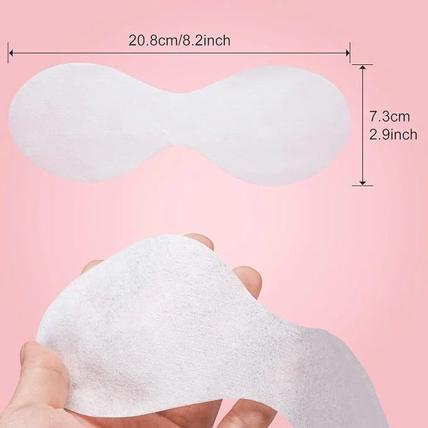 Joez Wonderful 100 Sheets Disposable Non Woven Eye Care, Cotton Paper Facial Eye Pads Spa, DIY Clear Eye Mask Paper Beauty...