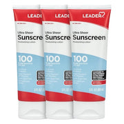 Leader Travel Sunscreen SPF 100+, Ultra Sheer Dry-Touch Water Resistant and Non-Greasy Lotion with Broad Spectrum SPF 100+...