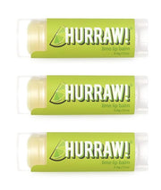 Hurraw! Lime Lip Balm, 3 Pack: Palm