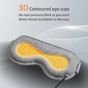 Heated Eye Mask for Dry Eyes, ingeware Eyes Heating Pad with Temperature Timer Control Warm Eyes Compress (Dark Grey) - Pr...