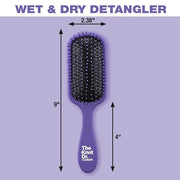 The Knot Dr. hair brush by Conair - Detangling hair brush - Removes Knots and Tangles in wet or dry hair - curly hair brus...