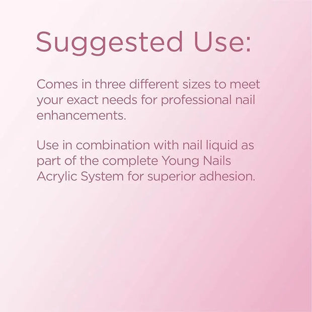 Young Nails Acrylic Powders, Cover - Created for a flawless consistency and superior adhesion - Cover Powder Begins to set...
