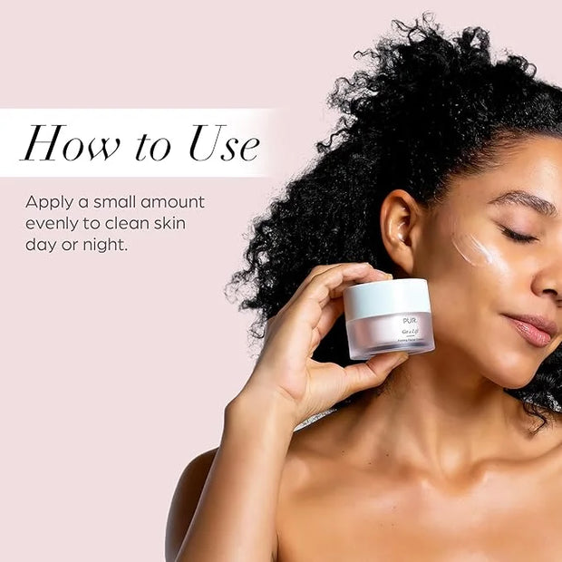 Firming Facial Cream, Get a Lift by PUR Beauty - Triple-Action Lightweight Moisturizer for Face & Neck Tightens Sagging Sk...