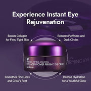 MIZON Collagen Power Firming Eye Cream, Collagen, Anti-wrinkle, elastin booster, Moisturizing, skin elasticity with Hyalur...