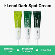 Tinted Eye Cream for Dark Circles, Korean Undereye Cover & Care Dual Action Concealer, Hydrating Formula with Niacinamide,...