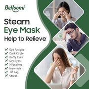 30Packs Steam Eye Mask, Heated Eye Mask Warm Compress for Eyes, Self Heating Warm Eye Masks Disposable Steam Mask for Home...