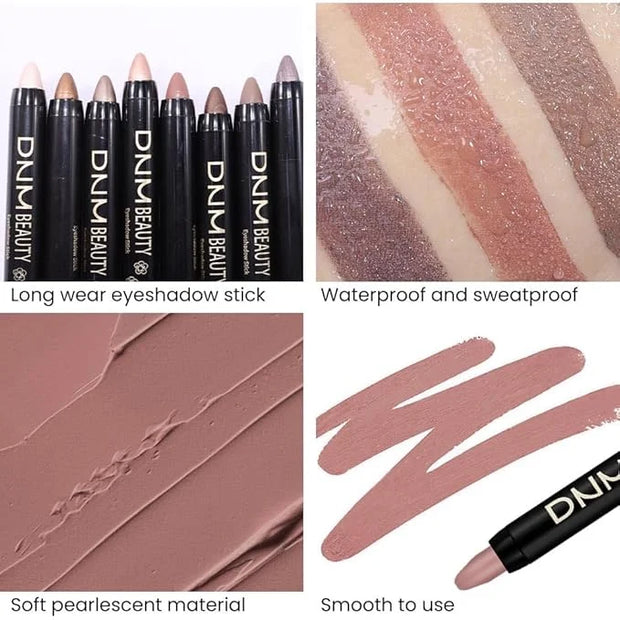 evpct 2Pcs Cream Eyeshadow Sticks Set for Eyes Waterproof, Putty Matte Eye shadow Stick Pencil Pen Bulk sombras en crema p...