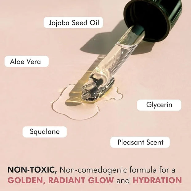 Self Tanning Drops for Face - USA Made with Organic & Natural Ingredients, Ultra Dark Face Tanning Drops to Add to Moistur...