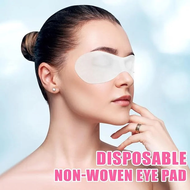 Disposable Non Woven Eye Care, 200 Sheets Eye Mask Paper Disposable Sheets Eye Covers Cotton Cosmetic Facial Eye Covers Sk...
