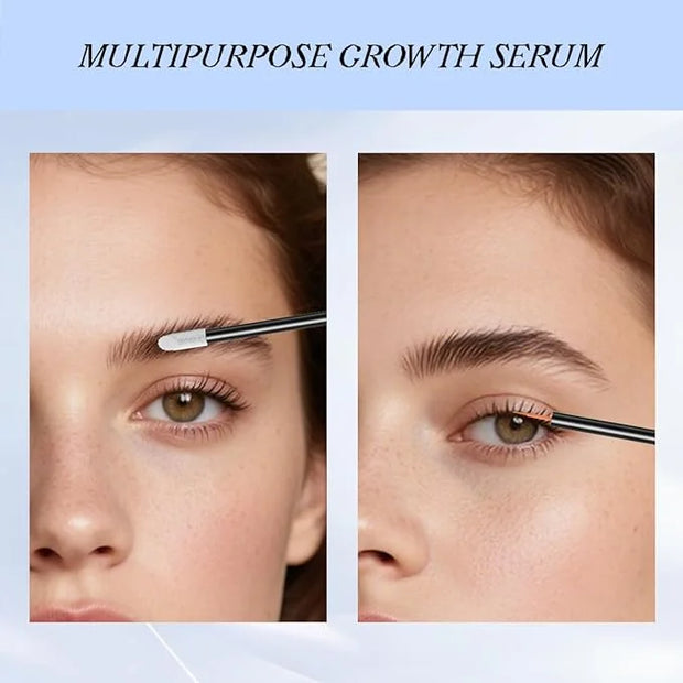 Eyebrow Eyelash Growth Serum,Natural Eyebrow Serum for Longer, Fuller, and Thicker Brows Lash - Product Image