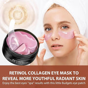 30 Pairs Retinol Collagen Under Eye Patches for Dark Circles Puffiness Wrinkles and Bags, Skin Treatment Pads for Women Gi...