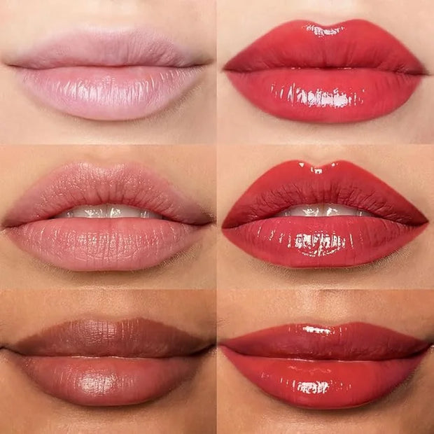 Hydrating Lip Glow Oil, Plumping Lip Oil, Tinted Lip Plumper Gloss,Younger-Looking Lips | Nourishing Long Lasting Non-Stic...