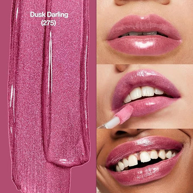 Revlon Super Lustrous Lip Gloss, Non-Sticky, Hydrating, High Shine Finish, 275 Dusk Darling, 0.13 oz - Product Image