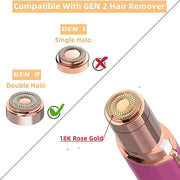 Facial Hair Remover Replacement Heads for Flawless Replacement Heads Gen 2 Suitable for Finishing Touch Flawless Facial Ha...