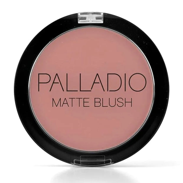 Palladio Matte Blush, Brushes onto Cheeks Smoothly, Soft Matte Look and Even Finish, Flawless Velvety Coverage, Effortless...