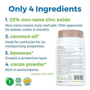 Waxhead Tinted Zinc Stick - Truly Reef Safe Sunscreen, Mineral Sunscreen Face Sunscreen Stick Zinc Oxide Sunscreen, Tinted...