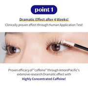 ETUDE Power Eyelash Ampoule 1+1 Set, Lash and Brow Treatment, Caffeine-Infused, Ultra Slim Tip, Lash Booster, Korean Makeu...