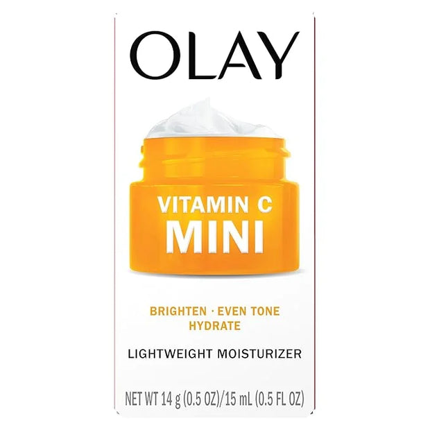 Olay Vitamin C Face Moisturizer, Brightening Cream for Women, Trial Size, Evens Tone, Dark Spot & Hyperpigmentation Reduct...