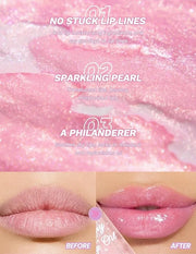 6PCS Color Changing Lip Oil Light Lipgloss Set, Moisturizing Hydrating Lip Glow Oil Lip Gloss Kit High Shine Lip Plumping ...