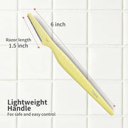 Dorco Tinkle Everglow, 12 Razors (4 Packs of 3), Eco-Friendly Dermaplaning Tool, Multipurpose Eyebrow Razor & Face Shaver ...