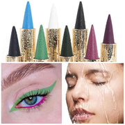 Kaely Light Green Gel Eyeliner Pencil,Waterproof Smudge Proof Eye Liner Pen,Cat Eye Goth Halloween Makeup,Eye Black Face P...