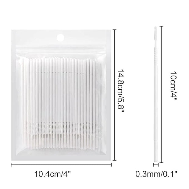 200pcs micro applicators brushes mini