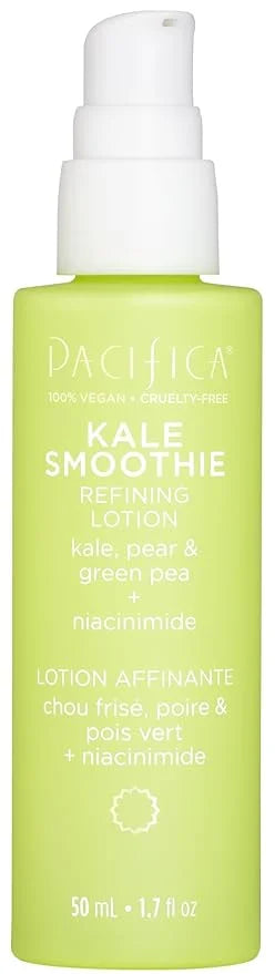 Pacifica Face Moisturizer - Kale Smoothie Face Lotion w/Niacinamide, Copper, Super Foods & Plant Extract - Reduces Pore Si...