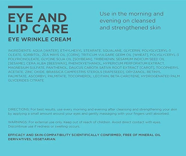 ANNEMARIE BÖRLIND – Eye Wrinkle Cream – Natural Vitamin C + E Anti Aging Eye Cream for Smoothed, Brighter, and Plump Skin ...