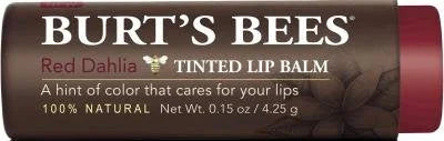 Burt's Bees Red Dahlia Tinted Lip Balm (Pack of 4) - Product Image