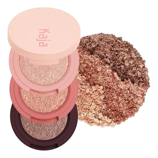 Kaja Beauty Bento Collection - Bouncy Eyeshadow Trio | Peach Orange Tones, Travel Size, 02 Orange Blossom, 2019 Allure Bes...