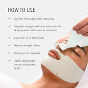 Hydropeptide Polypeptide Collagel+ Plus Face Mask, Line Lifting Hydrogel Peptide Facial Treatments, 4 Count - Product Image