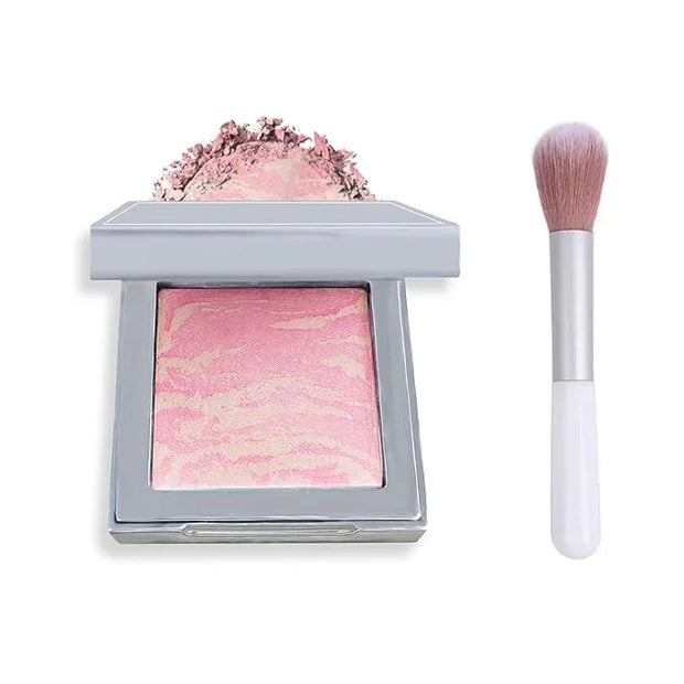 Face Blush Foundation Natural Brightening Silky Moisturizing Sodium Hyaluronate Bakery Crafted Glittering Powder - Product...