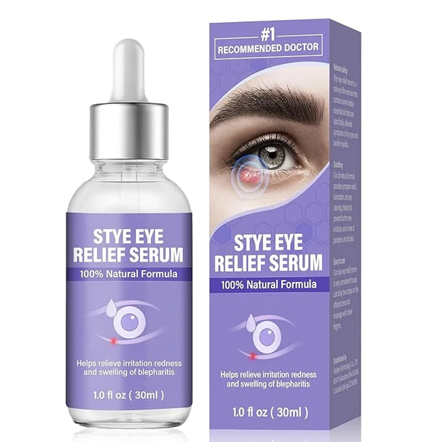 Stye Eye Treatment, Natural Stye Relief Serum, Gently Cleanses Lashes and Eyes, Chalazion and Blepharitis Treatment，Reliev...