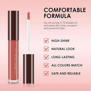Hydrating Lip Glow Oil, Plumping Lip Oil, Tinted Lip Plumper Gloss,Younger-Looking Lips | Nourishing Long Lasting Non-Stic...