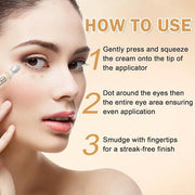 CAHIUYOA Mineral Sun Screen Eye Cream Under Eye Cream for Dark Circles and Fine Lines Travel Size Mineral Eye Cream - 02 M...