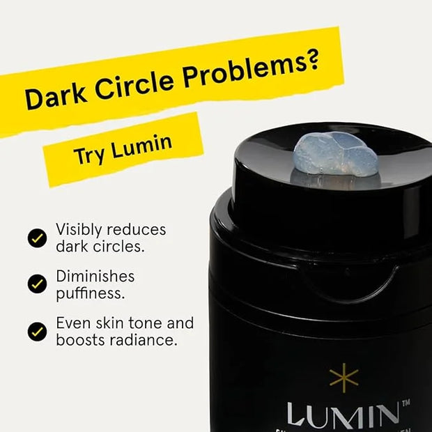 Lumin - Men's Dark Circle Defense Balm - Anti-Aging Korean Formulated Eye Cream Treatment for dark circles, fine lines, & ...