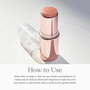 Josie Maran 3-Piece Color Makeup Kit - Argan Oil-Based Makeup Balm for Lips, Cheeks and Eyes, Hyaluronic Acid Lip Plumper ...
