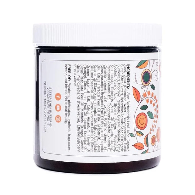 Deep Hydration ORANGE BLOSSOM Body Butter for Dry Skin | Natural Body Lotion for Women with Raw Shea Butter | No Synthetic...