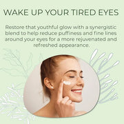 Miracle Sea Kelp Eye Cream Hydrating & Correcting Yerba Mate Caffeine & Hyaluronic Acid for Dark Circles Bags & Puffiness ...