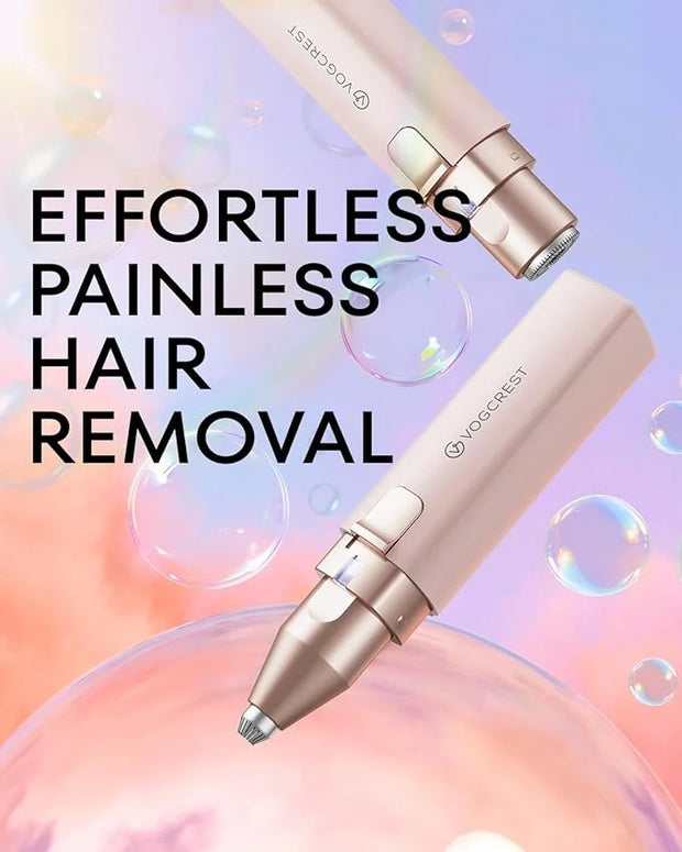 Painless Rechargeable Eyebrow Hair Trimmer: A 2-in-1 Eyebrow Trimmer for women for shaping eyebrows and gently removing un...