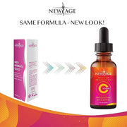 (2-PACK) Vitamin C Serum with Hyaluronic Acid for Face and Eyes - Natural Anti Aging Eye Serum - Facial Serum Fades Age Sp...
