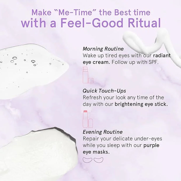 grace & stella Retinol & Caffeine Under Eye Cream Anti Aging - Travel Essentials - Hydrating Cream with Niacinamide, Pepti...