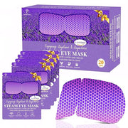 20 Packs Lavender Scented Steam Eye Mask, Heated Eye Mask for Dry Eyes & Relaxation, Self Heating Eye Compress for Sleep, ...