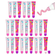 24pc Flavored Lip Gloss for Kids and Teens - Unicorn Themed Lip Gloss in Assorted Fruity Flavors, Unicorn Gifts for Girls,...
