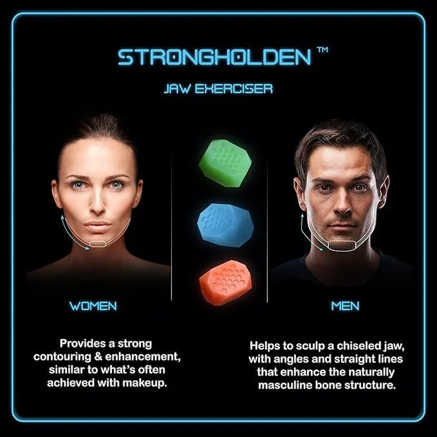 Jaw Exerciser for Men & Women (3 Levels - Product Image