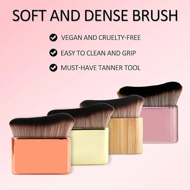 Self Tan Brush-Kabuki Brush for Body,Sunscreen Tanning Brush,Blusher,Shadow,Powder,Bronzer and Foundation Self Tanner Brus...