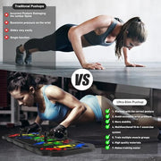 Indoor Fitness Artifact!Exclusive Multi-Purpose Push-Up Stand Plank Trainer - Product Image