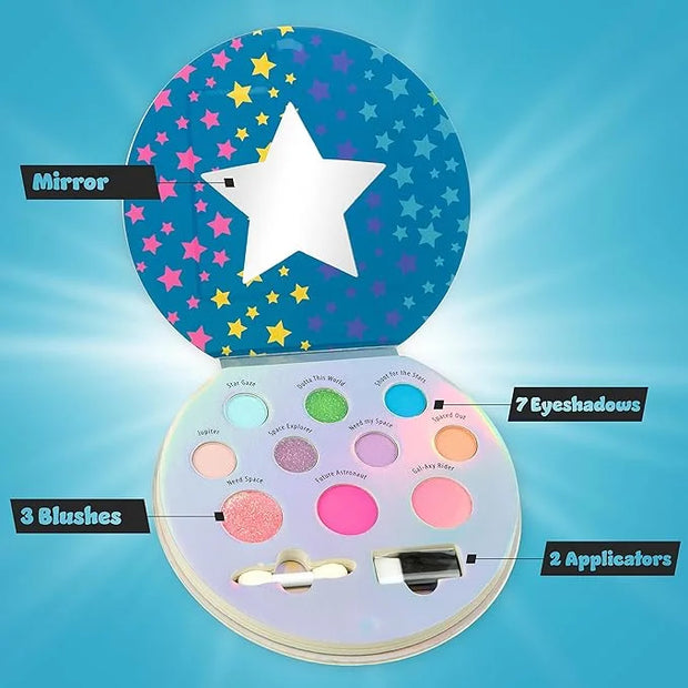 Expressions 10 Color Eyeshadow Palette & Blush Makeup