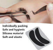 10 Pairs Half Moon Shaped Reusable Under Eye Pads for Eyelash Extension Excellent Silicone Under Eye Pads for Lash Extensi...