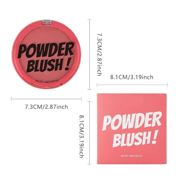 Rose Bean Paste Matte Single Pressed Cheeks Face Blushes Makeup Palette, Rose Bean Monochrome Cream Blushes Palette Makeup...